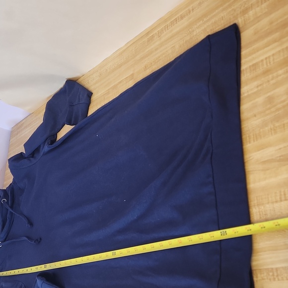 SERRA Sweatshirt Dress Long Sleeves, Navy Blue, size XL - Picture 11 of 11